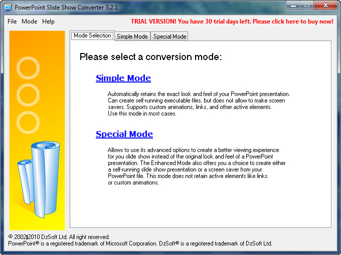 تبدیل فایل پاورپوینت به Exe و اسکرین سیور با PowerPoint Slide Show Converter 3.2.1.4