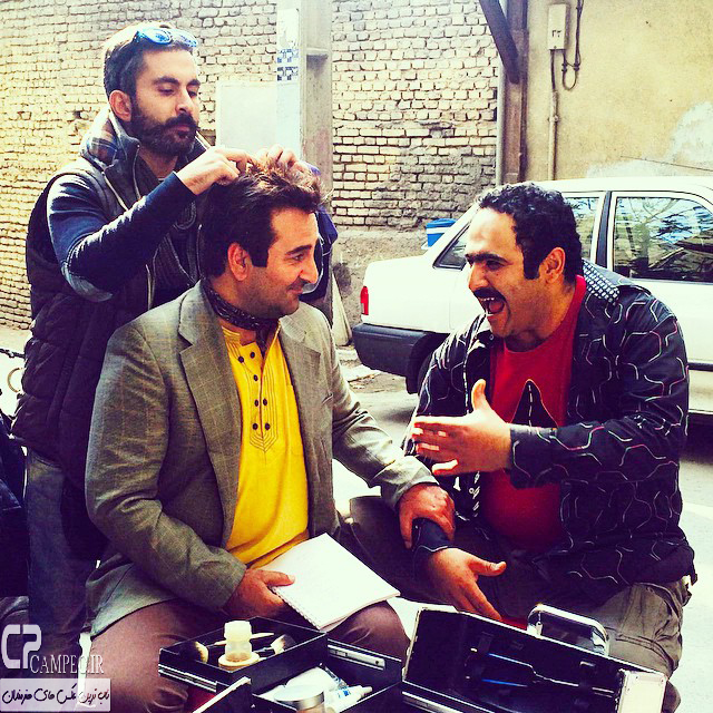 مهران احمدی در پشت صحنه سریال ابله