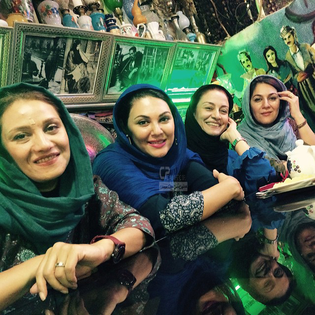 خواهران اسکندری و مریلا زارعی و شبنم مقدمی در اصفهان
