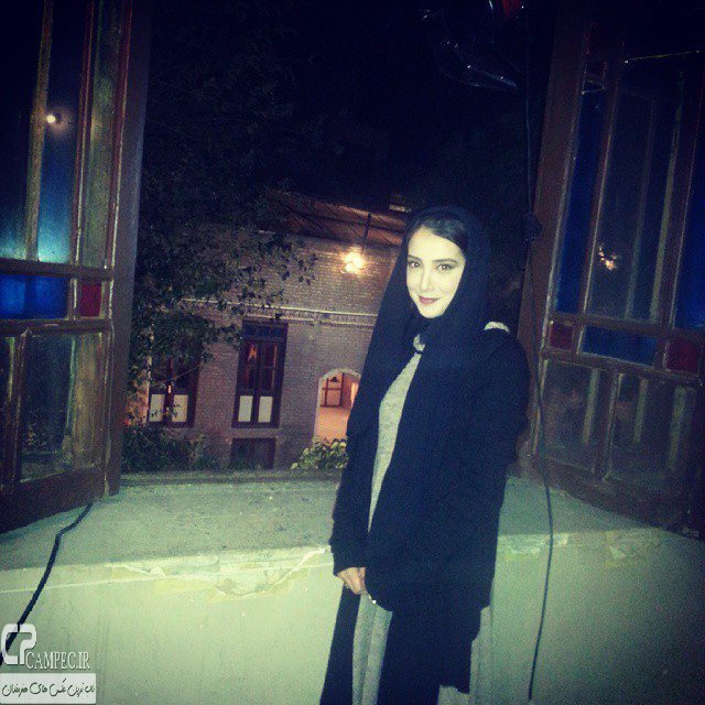 عکس های جدید سحر جعفری جوزانی در پشت صحنه فیلم ایران برگر