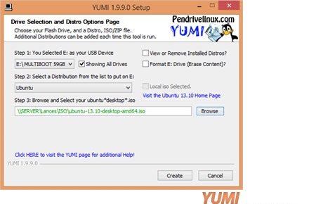 ساخت حافظه usb راه انداز و بوت YUMI 0.1.1.0