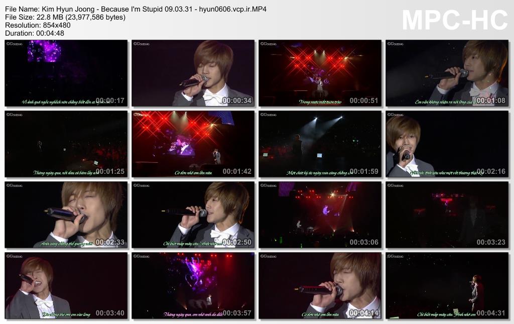 Kim Hyun Joong - Because I Am Stupid 09.03.31