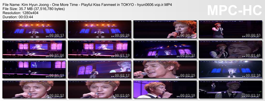 Kim Hyun Joong - One More Time - Playful Kiss Fanmeet in TOKYO &amp; Rehearsal