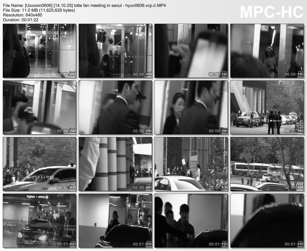 [Uzoosin0606 &amp; lyna HJ Fancam] Kim Hyun Joong - Arrived &amp; Leaving LOTTE Fan Meeting in Seoul [14.10.25]