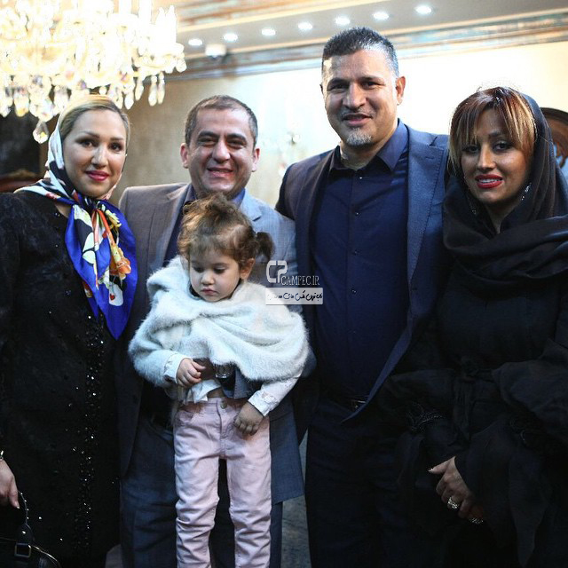 عکس های علی دایی با همسرش در افتتاح گالري جواهرات