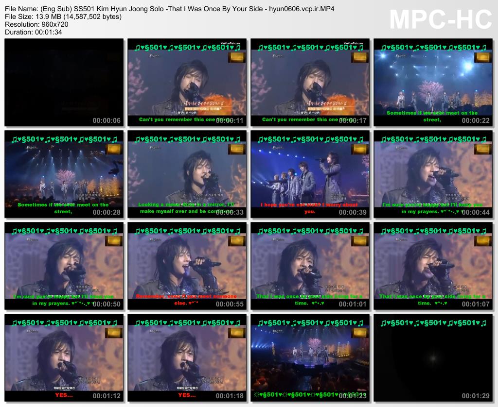 Eng Sub_SS501 Kim Hyun Joong Solo -That I Was Once By Your Side