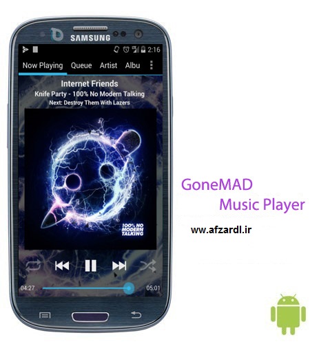 نرم افزار پخش موسیقی GoneMAD Music Player v1.6.0 – اندروید