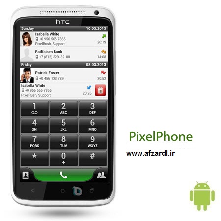 نرم افزار زیبا سازی ظاهر مخاطبین PixelPhone Pro 3.3.1 – اندروید