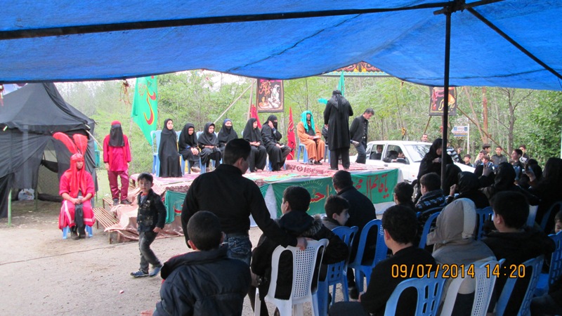 ماسال نیوز مراسم تعزیه در روستای آهکلان ماسال