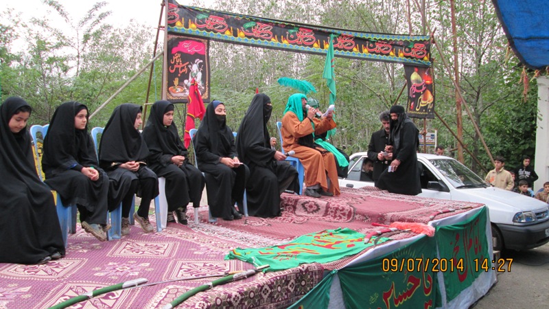 ماسال نیوز مراسم تعزیه در روستای آهکلان ماسال