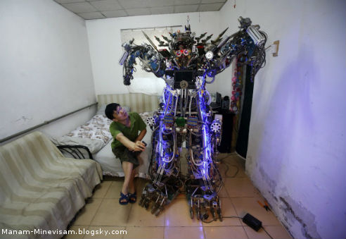 همه اختراعات جالب چینی ها - روبات کنترلی
