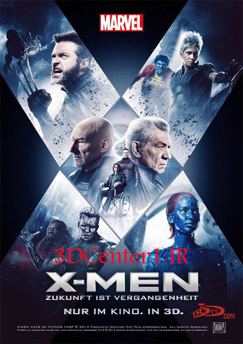 دانلود فیلم سه بعدی مردان ایکس X Men Days of Future Past 2014 3D