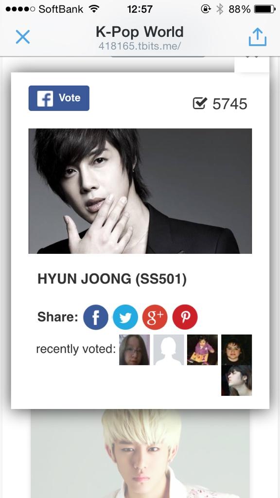 VOTE - Kpop World Most Handsome Kpop Idol