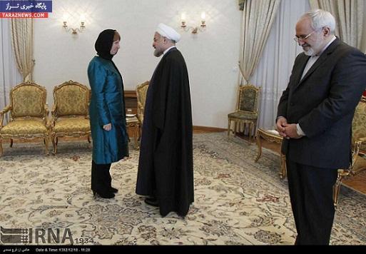 عکس خنده دار رئیس جمهور ایران
