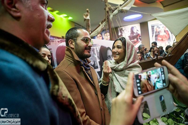 نیکی مظفری و میلاد کی مرام در مراسم افتتاحیه فیلم سینمایی مستانه