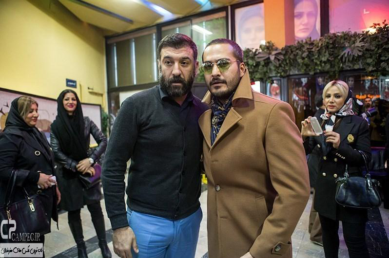 میلاد کی مرام و علی انصاریان در مراسم افتتاحیه فیلم سینمایی مستانه