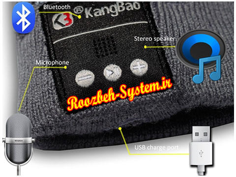 Roozbeh-System.ir اسپیکر تکنولوژیک داخل کلاه
