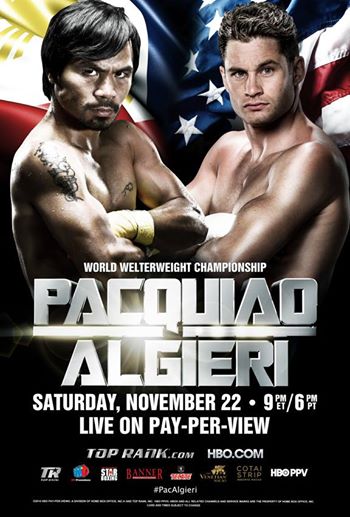 دانلود مسابقه ی قهرمانی بوکس HBO Boxing : Pacquiao vs. Algieri