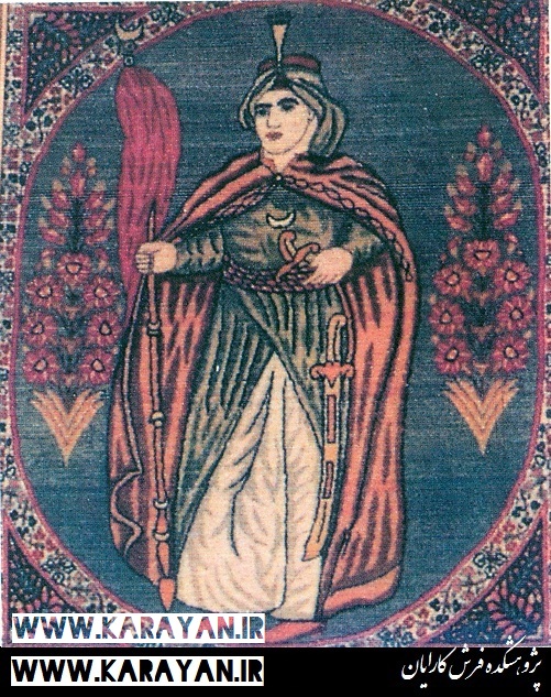 قالیچه تابلو تصویری حضرت رسول اکرم (ص)