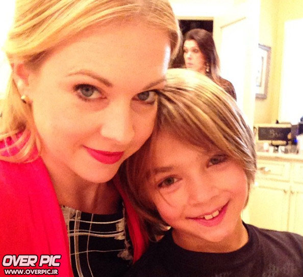 Melissa Joan Hart spent the day with her sons