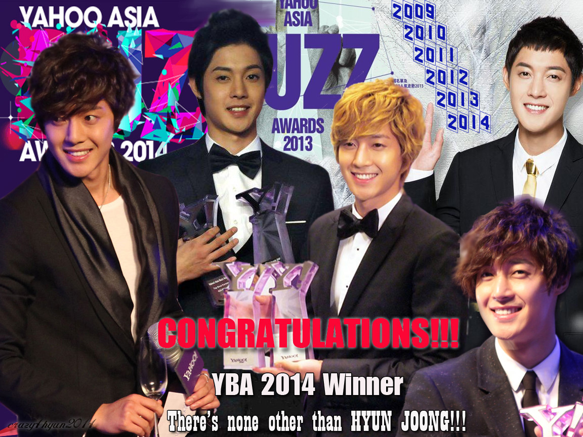 [Tweet Updates] Kim Hyun Joong Winner Of Yahoo Buzz Awards 2014 [2014.12.08]