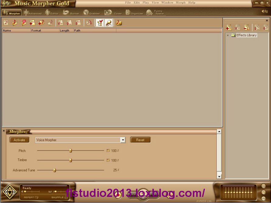 لیزر کردن صدای خواننده با AV Music Morpher Gold 4.0.8.2