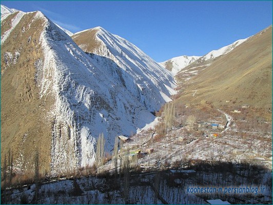 مسیر قله استرچال از آهار