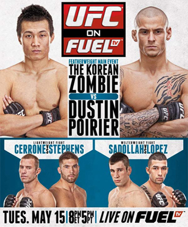دانلود یو اف سی در فیول تی وی 3 | UFC on Fuel TV 3: Korean Zombie vs. Poirier
