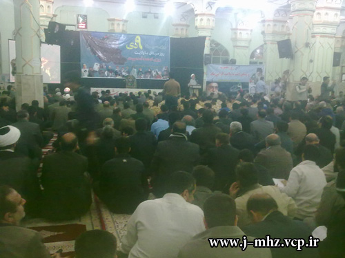 شرکت در تجمع به مناسبت حماسه 9 دی- 9 دی 93