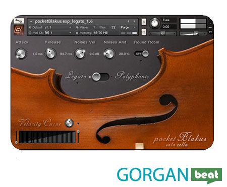  دانلود بانک کانتکت ویولن با صدای زنده و عالی solo cello virtual instrument