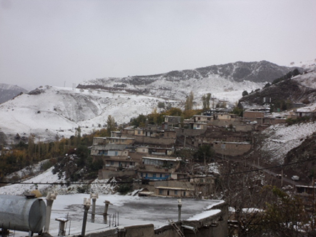 فصل زمستان روستای کزج.