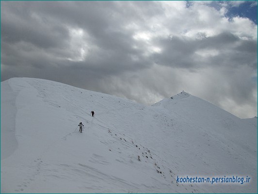 مسیر قله پرسون از برگ جهان - زمستانه