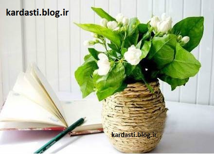 آموزش درست کردن گلدان زیبا با بطری شیشه http://kardasti.blog.ir/