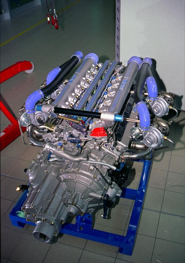 Ah, the foundational Bugatti concept 3.5 liters, then add 4 turbos