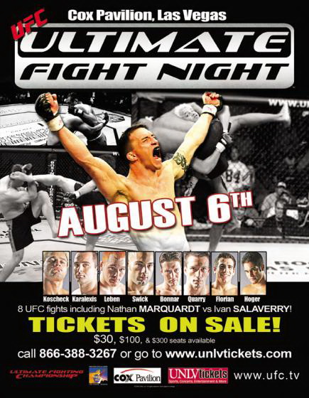 دانلود یو اف سی فایت نایت 1 | UFC Fight Night 1 : Leben vs. Cote