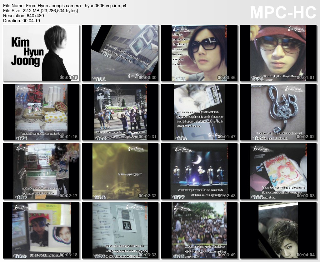 Video - From Hyun Joong Camera