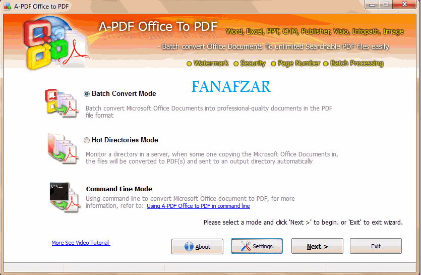 دانلودA-PDF Office to PDF