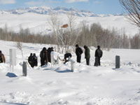 روستای مشهد کاوه زمستان مشهد کاوه