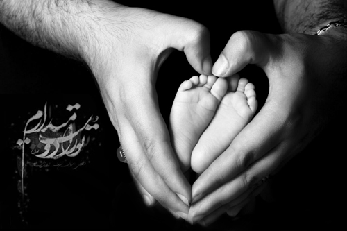 حلما شبیری عکس پاهای کوچولوی نینی و دست پدر قلبی احساسی پدرودختر دوستت دارم