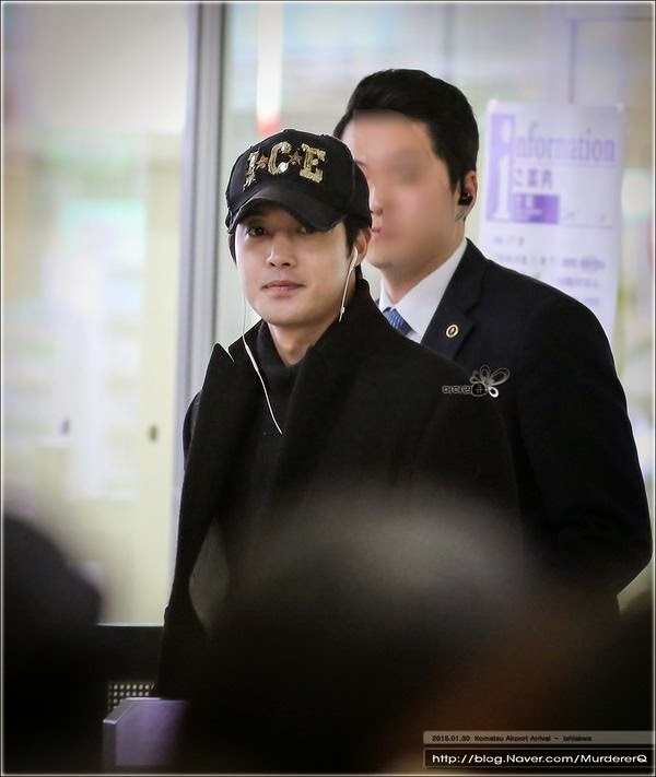 [MurdererQ Photo] Kim Hyun Joong - Komatsu Airport Arrival (Komatsu, Ishikawa) [15.01.30]