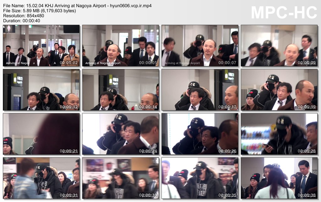 [HollisHyun Fancam] Kim Hyun Joong - Arrived Chubu Centrair International Airport, Nagoya [15.02.04]