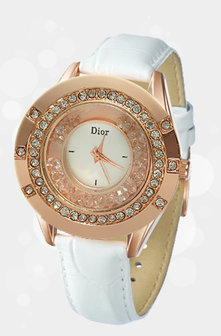 ساعت مچی dior نگین دار