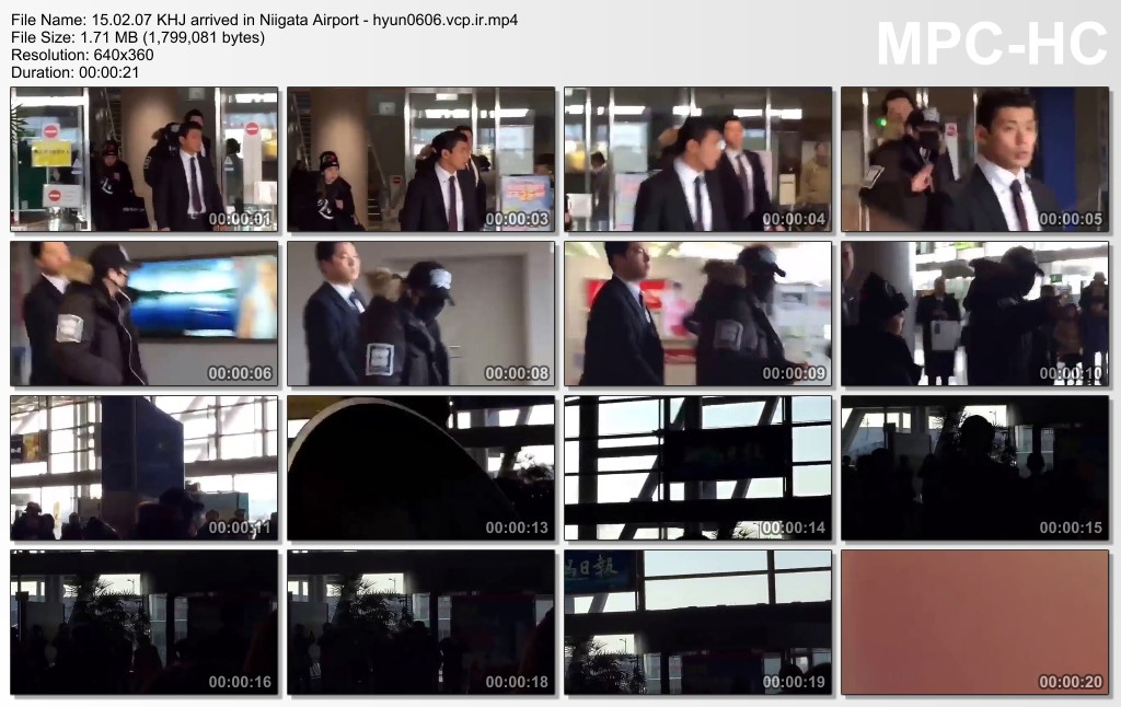 [Fancam+Fanpic] Kim Hyun Joong - Arrived at Niigata Airport [15.02.07]