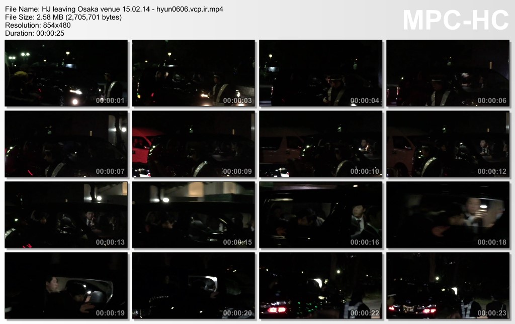 [illu blue Fancam] Kim Hyun Joong Japan - Leaving After GEMINI in Osaka [15.02.14]