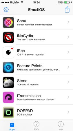 iRec shou screen recorder for ios 8