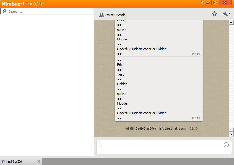 hidden - Frb Server Hidden Flooder(Pv Flood + Room Flood + Pv Flood To Room User) Version 1 2222