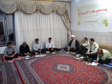 جلسه  تسهیل گران پیشگیری از اعتیاد به مواد مخدر در دفتر امام جمعه 