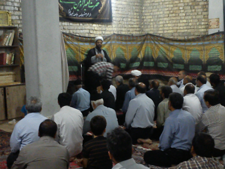 اقامه نماز و بازدید از مسجد جدید الاحداث امیرالمومنین قهدریجان