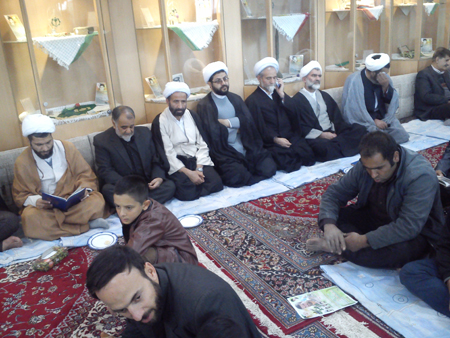 حضور امام جمعه قهدریجان در مراسم شهید مدافع حرم موسی جمشیدیان
