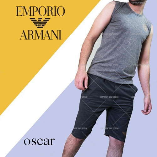 ست رکابی شلوارک مردانه جورجیو آرمانی اسکار Giorgio Armani Oscar